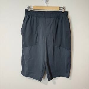 Lululemon Men's Real Reset Shorts 13" Yoga Gym Running Knee Length Grey Medium